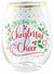 Glass Of Christmas Cheer Stemless Glass With Stopper