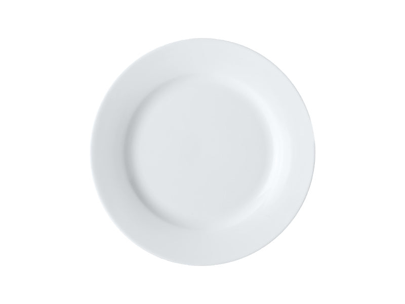 Mw White Basics Rim Side Plate