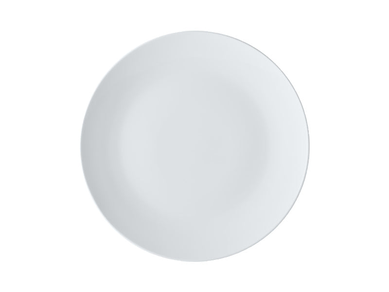 Mw White Basic Coupe Entree Plate 23cm