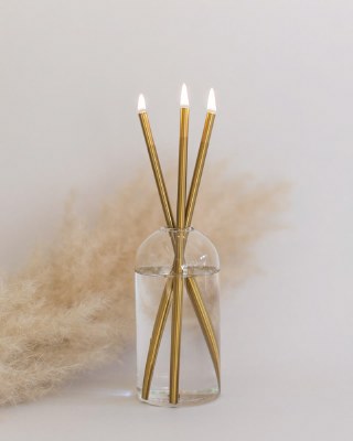 Everlasting Candle Sticks Gold