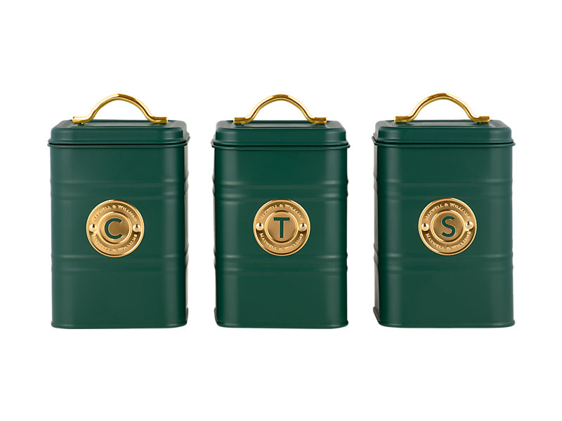 MW Grantham Canister Set of 3 Green