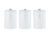 MW Astor Canister Set 3 White GB