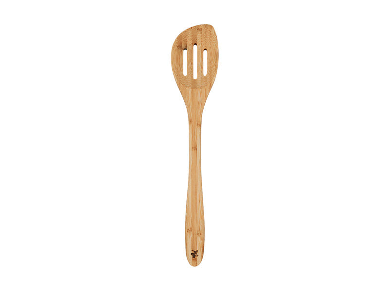 Maxwell and Williams Evergreen Bamboo Slotted Peaked Spoon 33cm