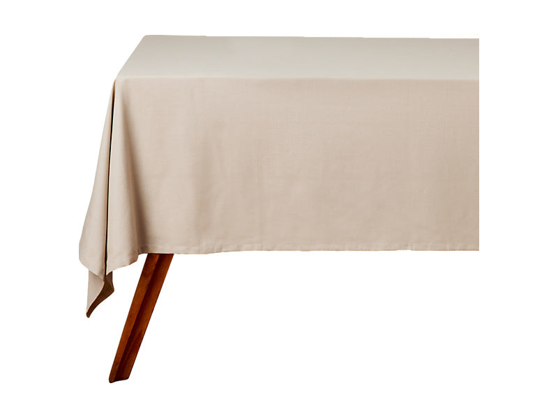 Maxwell and Williams Cotton Rect Tablecloth Pebble