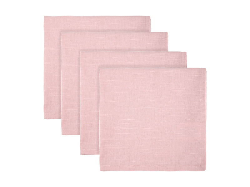 Maxwell and Williams Cotton Classic Napkin Set 4 Rose