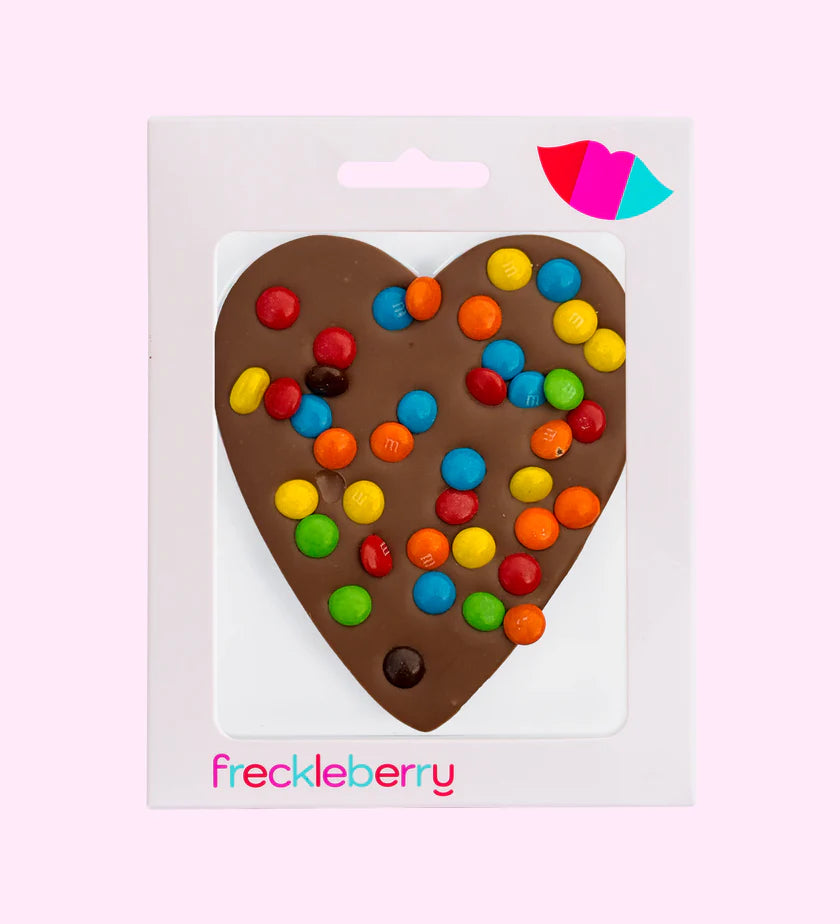 Freckleberry M&amp;M Heart 40G Milk Chocolate