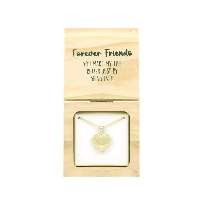 Heart And Soul Friends Locket Necklace