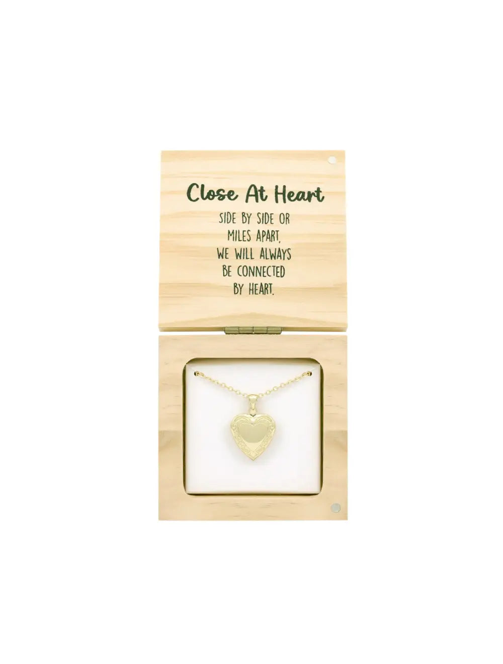 Heart And Soul Close At Heart Locket Necklace Gold