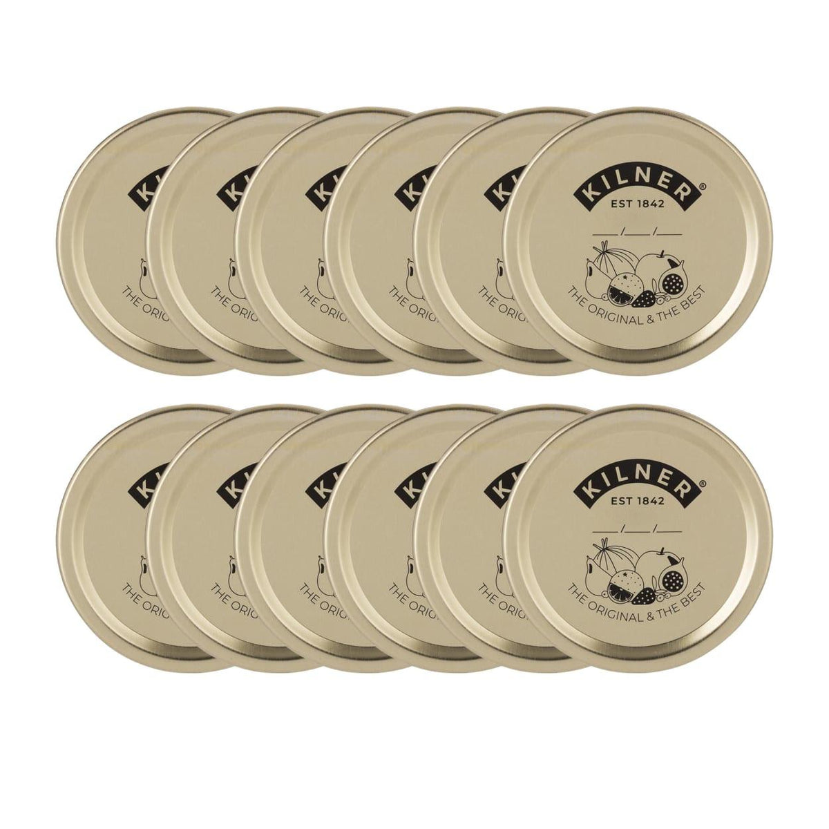 Kilner Wide Mouth Jar Seals Pack 12