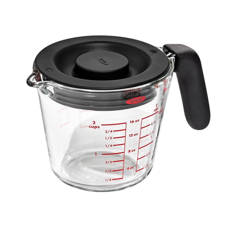 Oxo Good Grips Glass Measure Cup WLid 2Cup