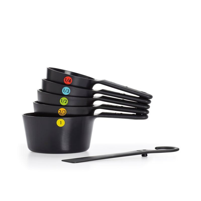 Oxo Good Grips 6 Pce Plastic Measuring Cups Black