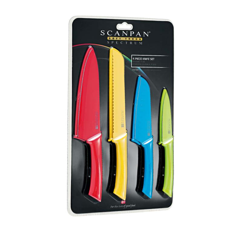 Scanpan 4 Pce Knife Coloured Set