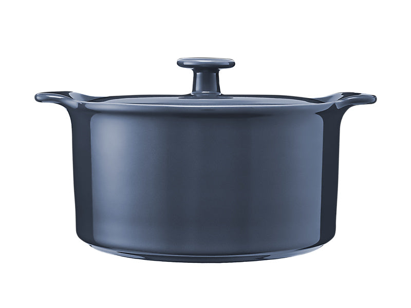 MW Indulgence Round Casserole 1.3L Slate Blue