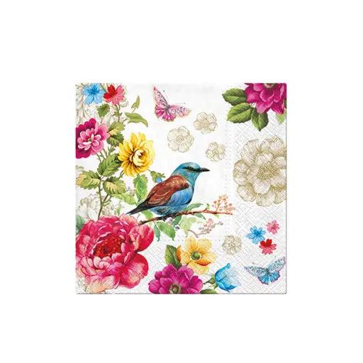 Paw Lunch Napkin 33cm Bird Of Paradise