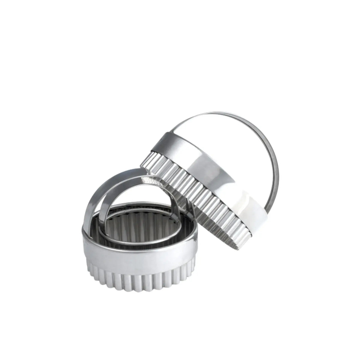 Mondo Crinkled Round Cutter Set 3