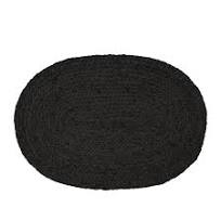 Madden Jute Place Mat 35x50cm black