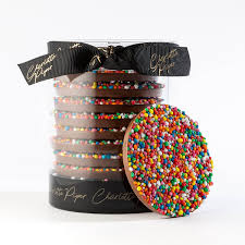 Charlotte Piper Milk Chocolate Sprinkle Discs 120g