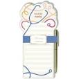 Lady Jane Flower Note Pad with Pen