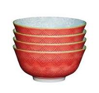 Mikasa Grey Floral Ramen Bowl 21cm