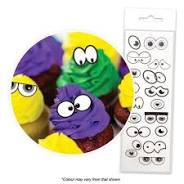 Cake Craft Mixed Eyes Wafer Toppers Packet 16