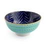 Mikasa Indigo Chevron Ramen Bowl 21cm