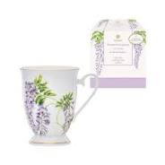 Ashdene Botanical Symphony Wisteria Footed Mug