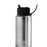 Frank Green Ceramic Reusable Bottle 1 Lt Chrome Silver