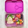 Bento Yumbox Snack Box 3 Compartment Sparkle PInk Glitter