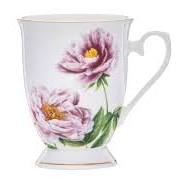 Ashdene Botanical Symphony Peony Footed Mug