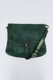 Holiday Green Messenger Bag