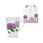 Ashdene Botanical Symphony Hydrangea Footed Mug