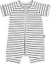 Bonds Zippy Romper Black And White Stripe 000