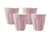 MW Blend Sala Latte Cup 265ml Set 4 Rose