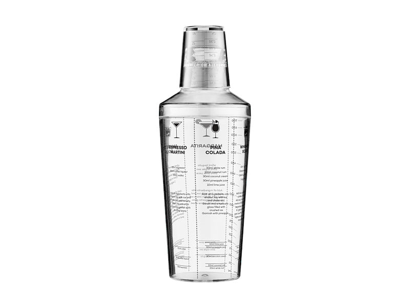 MW Cocktail & Co Cocktail Recipe Shaker 700ml GB