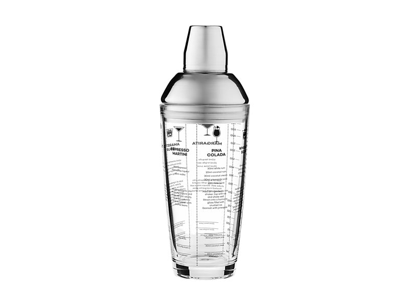 Maxwell and Williams Cocktail & Co Cocktail Recipe Shaker 680ml GB