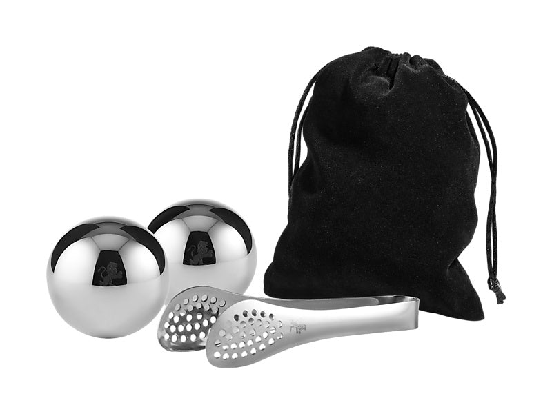 Maxwell and Williams Cocktail & Co Reusable Ice Ball Set 2 WTongs GB