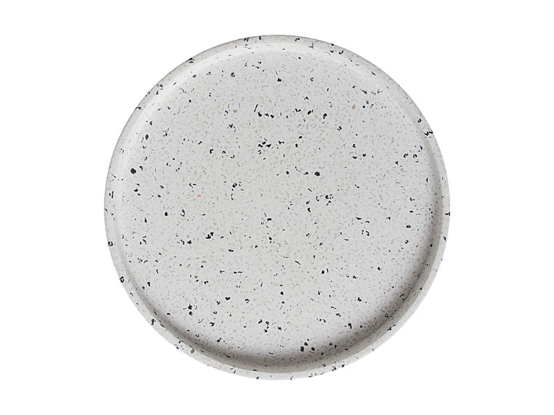 MW Livvi Terrazzo Round Serving Tray 26cm White