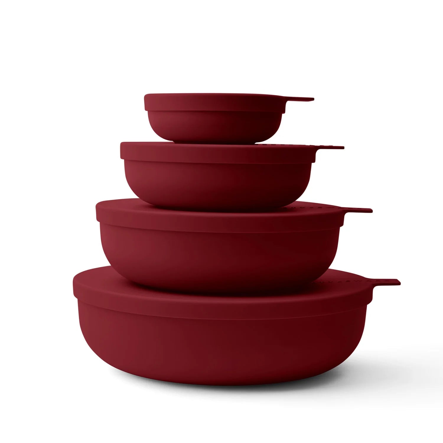 Styleware Nesting Bowl 4 Piece Merlot