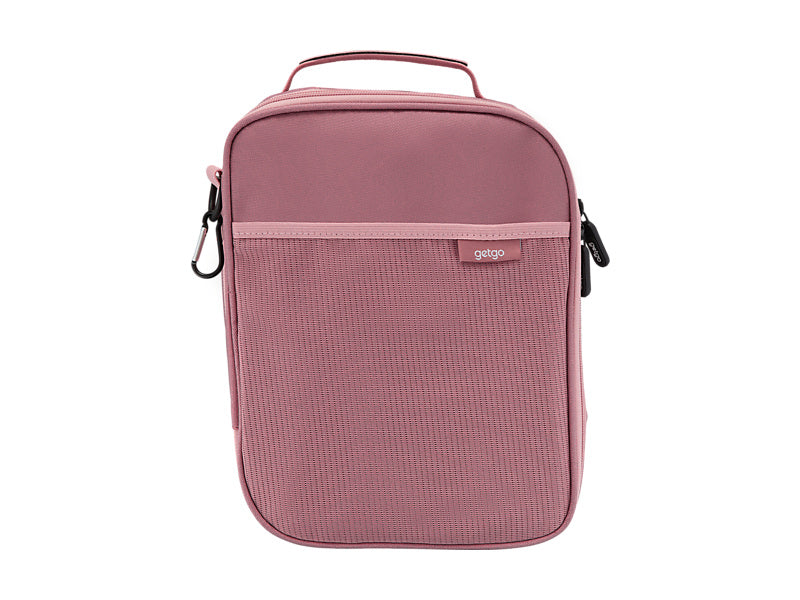 Maxwell and Williams getgo Insulated Lunch Bag WPocket Pink