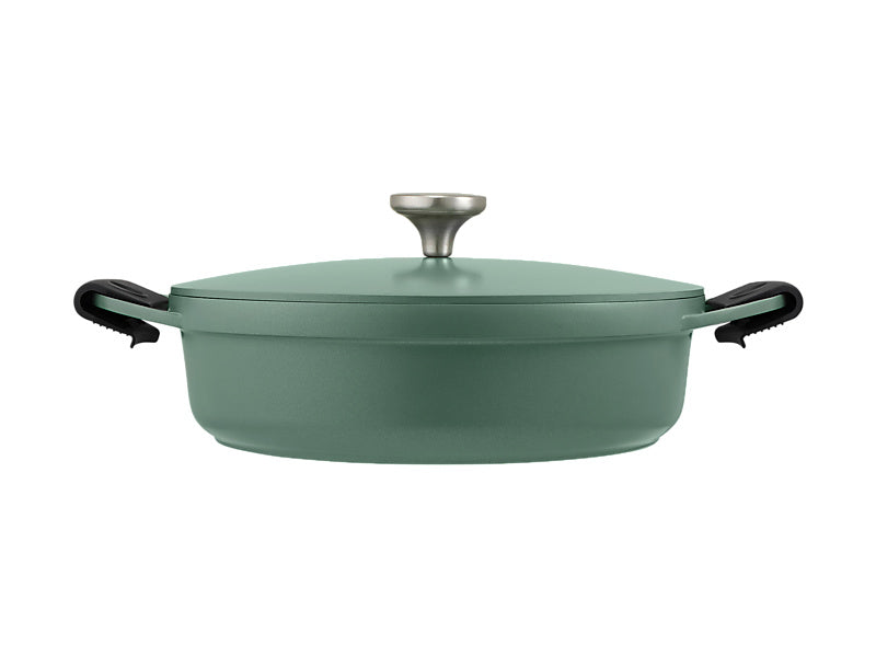 Maxwell and Williams Agile Shallow Casserole 28cm4L Sage