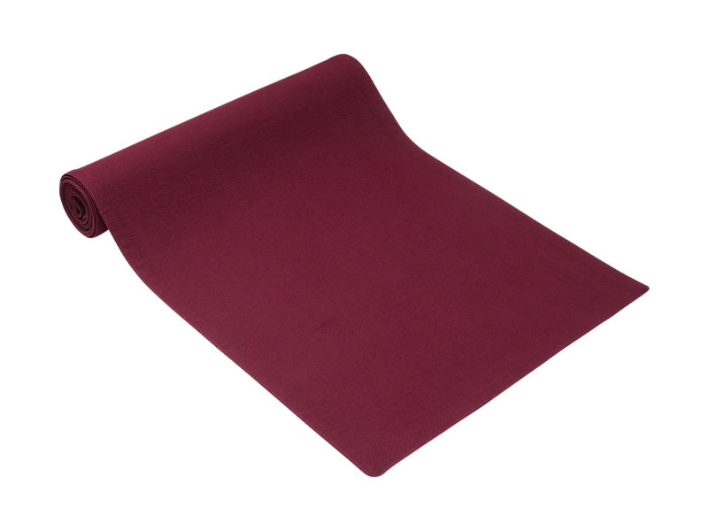 Mw Cotton Classic Cotton Runner 150cm Aubergine