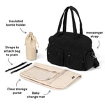 OiOi Carry All Nappy Bag Puffy Black