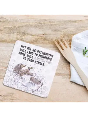 Splosh Olive And Co Marriage Coaster