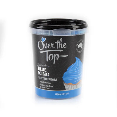 Over The Top Blue Icing Buttercream Vanilla Flavour 425G
