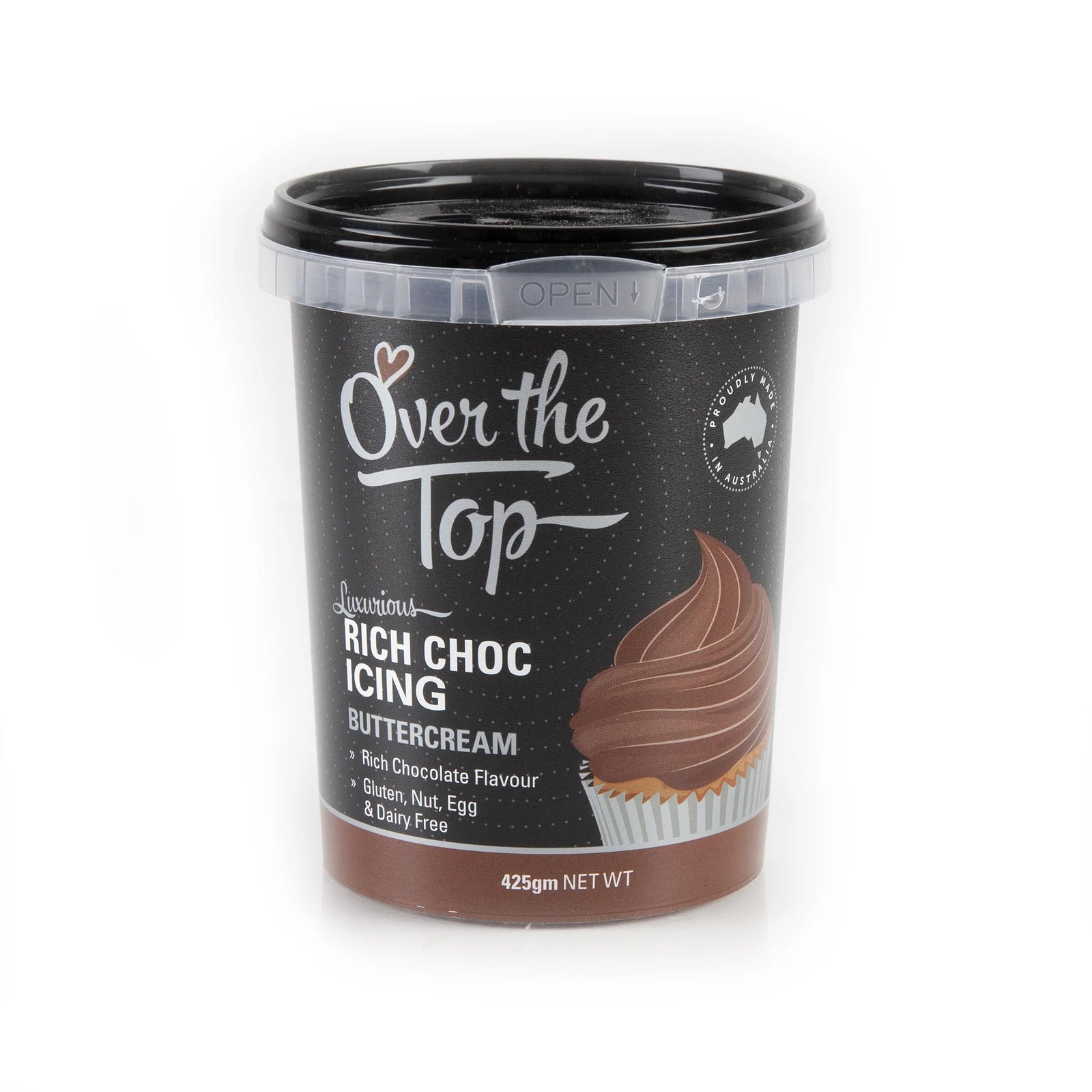 Over The Top Chocolate Icing Buttercream 425G