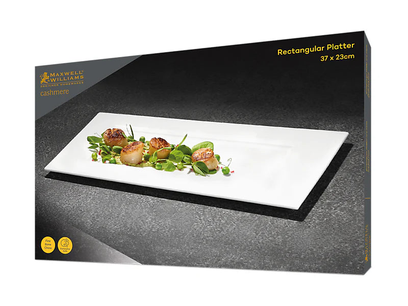 Maxwell and Williams Cashmere Rectangular Platter 31x19cm