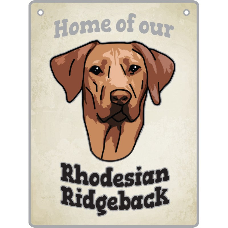 Artique Plaque Home of our Rhodesian Ridgeback