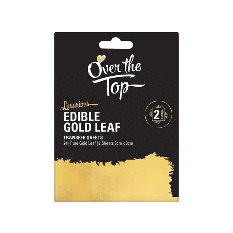 Over The Top Edible Golf Leaf 24K Sheets