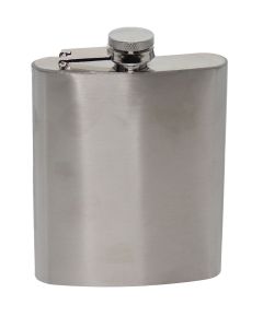 7oz Brush Stainless Steel Hip Flask