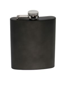 7oz Stainless Steel Gunmetal Matt  Hip Flask